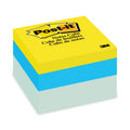 Post-it Original Cubes, 3" x 3", Blue Wave Collection, 470 Sheets/Cube