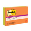 Post-it Meeting Notes in Energy Boost Collection Colors, 6" x 4", 45 Sheets/Pad, 8 Pads/Pack
