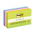 Post-it Original Pads in Floral Fantasy Collection Colors, 3" x 5", 100 Sheets/Pad, 5 Pads/Pack