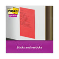 Post-it Pads in Playful Primary Collection Colors, Note Ruled, 4" x 6", 90 Sheets/Pad, 3 Pads/Pack