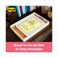 Post-it Pads in Canary Yellow, Note Ruled, 4" x 6", 90 Sheets/Pad, 5 Pads/Pack
