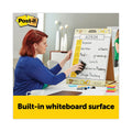 Post-it Pad Plus Tabletop Easel Pad with Self-Stick Sheets and Dry Erase Board, Unruled, 20 x 23, White, 20 Sheets