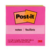 Post-it Original Pads in Poptimistic Collection Colors, 4" x 4", 100 Sheets/Pad, 5 Pads/Pack