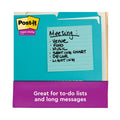 Post-it Pads in Supernova Neon Collection Colors, Note Ruled, 4" x 4", 90 Sheets/Pad, 6 Pads/Pack