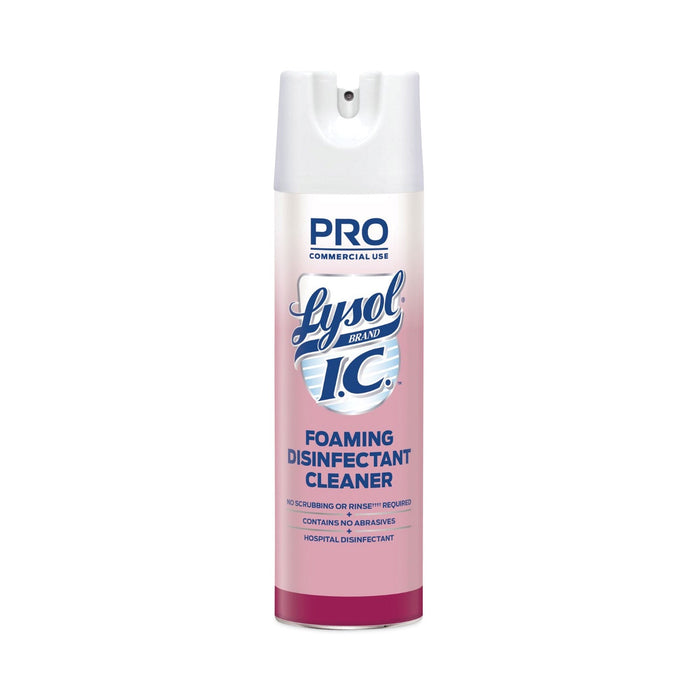 LYSOL Foaming Disinfectant Cleaner, 24 oz Aerosol Spray, 12/Carton