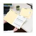 Smead Top Tab Heavyweight Manila Fastener Folders, 2 Fasteners, Letter Size, Manila Exterior, 50/Box