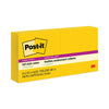 Post-it Full Stick Notes, 3" x 3", Electric Yellow, 25 Sheets/Pad, 12 Pads/Pack