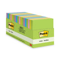 Post-it Original Pads in Floral Fantasy Collection Colors, Cabinet Pack, 3" x 3", 100 Sheets/Pad, 18 Pads/Pack