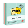 Post-it Original Pads in Beachside Cafe Collection Colors, Value Pack, 3" x 3", 100 Sheets/Pad, 24 Pads/Pack