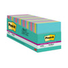 Post-it Pads in Supernova Neon Collection Colors, Cabinet Pack, 3" x 3", 70 Sheets/Pad, 24 Pads/Pack