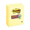 Post-it Pads in Canary Yellow, 3" x 5", 90 Sheets/Pad, 12 Pads/Pack