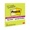 Post-it Big Notes, Unruled, 11 x 11, Green, 30 Sheets
