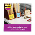 Post-it Pop-up 3 x 3 Note Refill, 3" x 3", Playful Primaries Collection Colors, 90 Sheets/Pad, 6 Pads/Pack