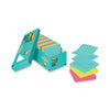 Post-it Pop-up 3 x 3 Note Refill Cabinet Pack, 3" x 3", Supernova Neons Collection Colors, 100 Sheets/Pad, 18 Pads/Pack