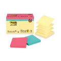 Post-it Original Pop-up Notes Value Pack, 3 x 3, (14) Canary Yellow, (4) Poptimistic Collection Colors, 100 Sheets/Pad, 18 Pads/Pack