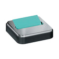 Post-it Steel Top Dispenser, For 3 x 3 Pads, Black/Steel