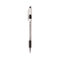 Pentel R.S.V.P. Ballpoint Pen Value Pack, Stick, Fine 0.7 mm, Black Ink, Clear/Black Barrel, 24/Pack