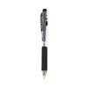 Pentel WOW! Gel Pen Bonus Pack, Retractable, Medium 0.7 mm, Black Ink, Clear/Black Barrel, 24/Pack