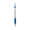 Pilot EasyTouch Ballpoint Pen, Stick, Fine 0.7 mm, Blue Ink, Clear Barrel, Dozen