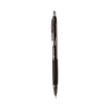 uniball Signo 207 Needle Point Gel Pen, Retractable, Medium 0.7 mm, Black Ink, Black Barrel, Dozen