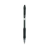 Zebra Sarasa Dry Gel X20 Gel Pen, Retractable, Bold 1 mm, Black Ink, Smoke Barrel, 12/Pack