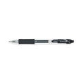 Zebra Sarasa Dry Gel X20 Gel Pen, Retractable, Fine 0.5 mm, Black Ink, Smoke Barrel, 12/Pack
