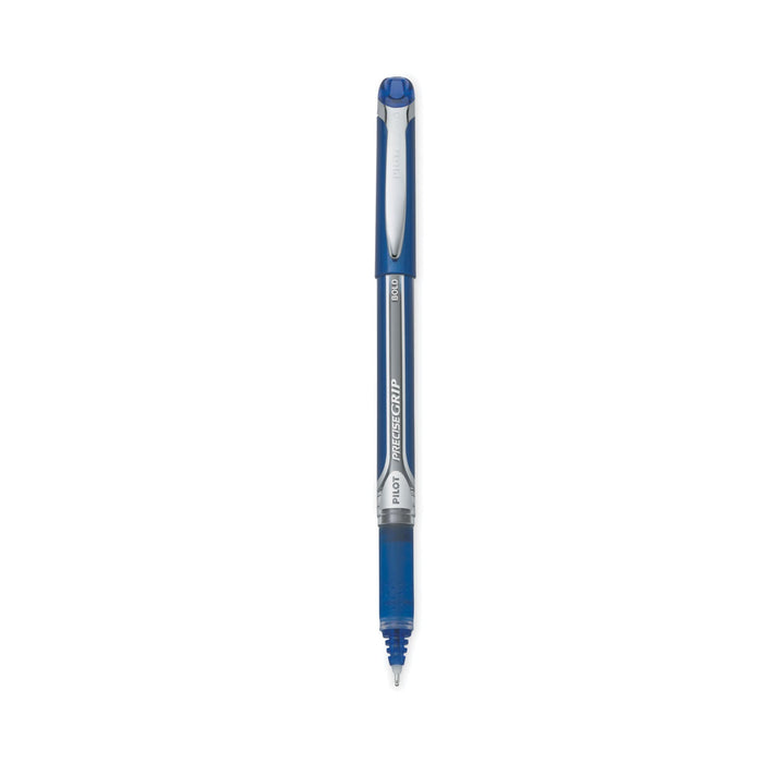 Pilot Precise Grip Roller Ball Pen, Stick, Bold 1 mm, Blue Ink, Blue Barrel