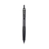 Pilot G-Knock BeGreen Gel Pen, Retractable, Fine 0.7 mm, Black Ink, Black Barrel, Dozen