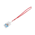 Advantus Deluxe Lanyards, Metal J-Hook Fastener, 36" Long, Red, 24/Box