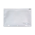 Angler's Zip-All Ring Binder Pocket, 8.5 x 11, Clear