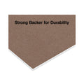 Universal Premium Ruled Writing Pads with Heavy-Duty Back, Wide/Legal Rule, Black Headband, 50 White 8.5 x 11 Sheets, 6/Pack