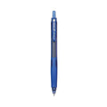 Pilot G-Knock BeGreen Gel Pen, Retractable, Fine 0.7 mm, Blue Ink, Blue Barrel, Dozen