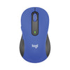 Logitech Signature M650 Wireless Mouse, Large, 2.4 GHz Frequency, 33 ft Wireless Range, Right Hand Use, Blue