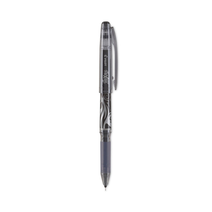 Pilot FriXion Point Erasable Gel Pen, Stick, Extra-Fine 0.5 mm, Black Ink, Black Barrel