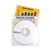 C-Line Deluxe Individual CD/DVD Holders, 2 Disc Capacity, Clear/White, 50/Box