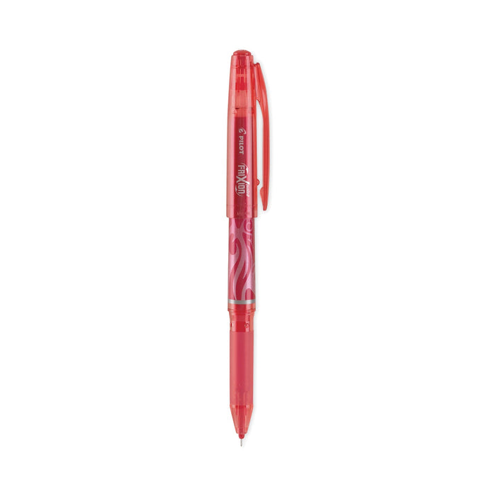 Pilot FriXion Point Erasable Gel Pen, Stick, Extra-Fine 0.5 mm, Red Ink, Red Barrel