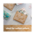 Scotch Curbside Recyclable Padded Mailer, #2, Bubble Cushion, Self-Adhesive Closure, 11.25 x 12, Natural Kraft, 100/Carton