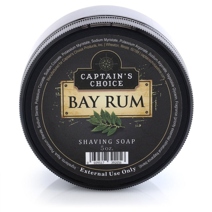 Captain's Choice S Shaving Soap Bay Rum by Pasteur Pharmacy