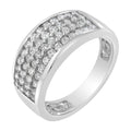 14K White Gold Round Cut Diamond Ring (1.0 Cttw, H-I Color, SI2-I1 Clarity) - Size 6-1/2 by Bids.com