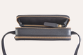 Zip Around Crossbody Pebble by Kiko Leather