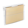 Smead Cascading Wall Organizer, 6 Sections, Letter Size, 14.25" x 24.25", Blue, Clear, Gray, Green, Orange, Pink, Purple
