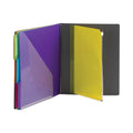 Smead Self-Adhesive Poly Zip Pouch, 6 x 11.25, Assorted Colors, 5/Pack