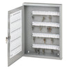 SecurIT Locking Key Cabinet, 100-Key, Steel, Gray, 16.5 x 3 x 22.5