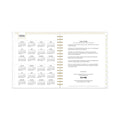 Blue Sky Day Designer Navy Stripe Daily/Monthly Planner, Navy Stripe Artwork, 10 x 8, Navy/White Cover, 12-Month (Jan to Dec): 2023