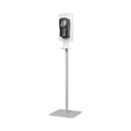 Dial FIT Touch Free Dispenser Floor Stand, 15.7 x 15.7 x 58.3, White