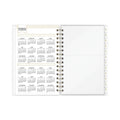 Blue Sky Day Designer Navy Stripe Daily/Monthly Planner, Navy Stripe Artwork, 8 x 5, Navy/White Cover, 12-Month (Jan to Dec): 2023