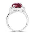 7.60 Carat Dyed Ruby .925 Sterling Silver Ring by Bids.com