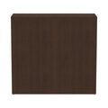 Alera Valencia Series Bookcase, Two-Shelf, 31.75w x 14d x 29.5h, Espresso