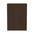 Alera Valencia Series Bookcase, Three-Shelf, 31.75w x 14d x 39.38h, Espresso