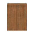 Alera Valencia Series Bookcase, Three-Shelf, 31.75w x 14d x 39.38h, Modern Walnut